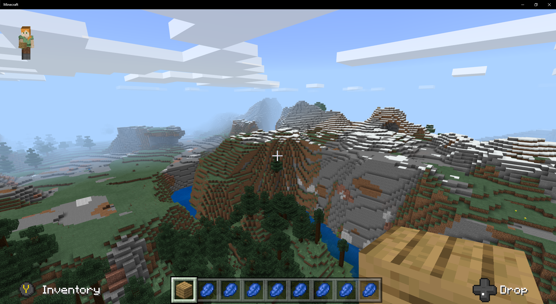 Randomly generated minecraft terrain